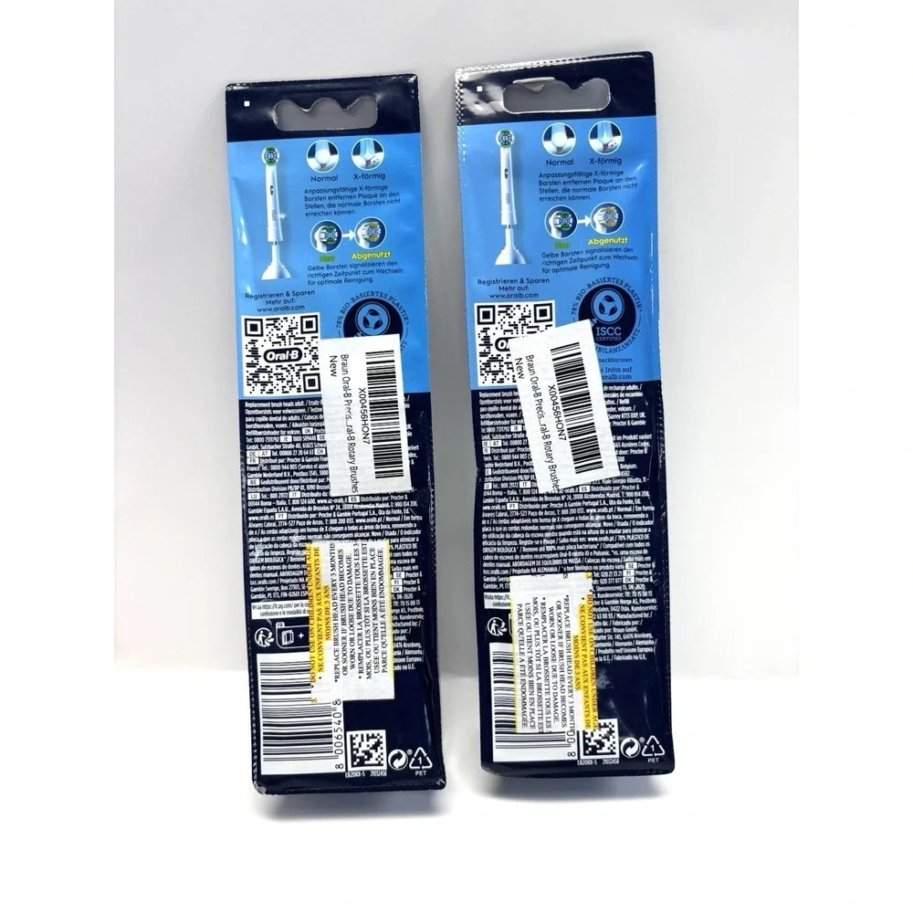 Oral-B Pro Precision Clean Brush Heads 10 Total 2 Packs Replacement